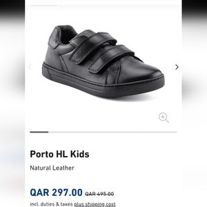 Porto lh leather kids shoes